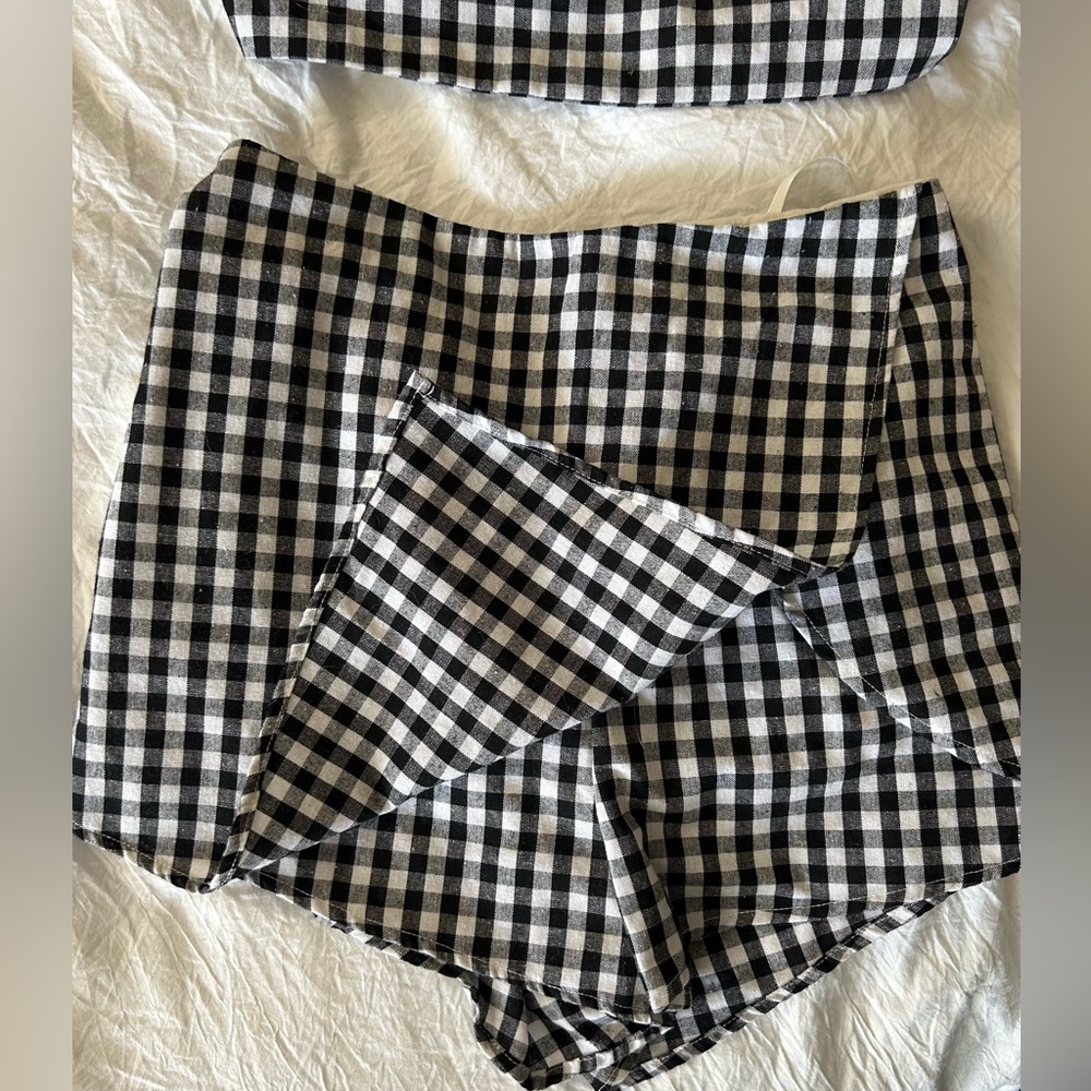 Gingham Skort Set - image 2